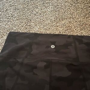 lululemon athletica Black Camo Leggings